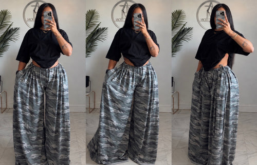 Camo Lynette drawstring pants