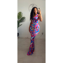 Miracle print mermaid dress  •made to order