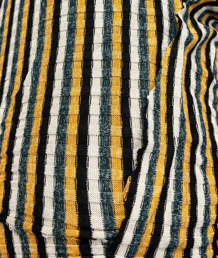 Ryleigh Striped maxi dress with beanie• made to order