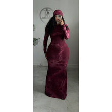 Ready to ship Splash maxi dresses & beanie