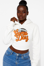 Lace up game day hoodie ( football)