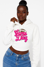 Lace up game day hoodie ( football)