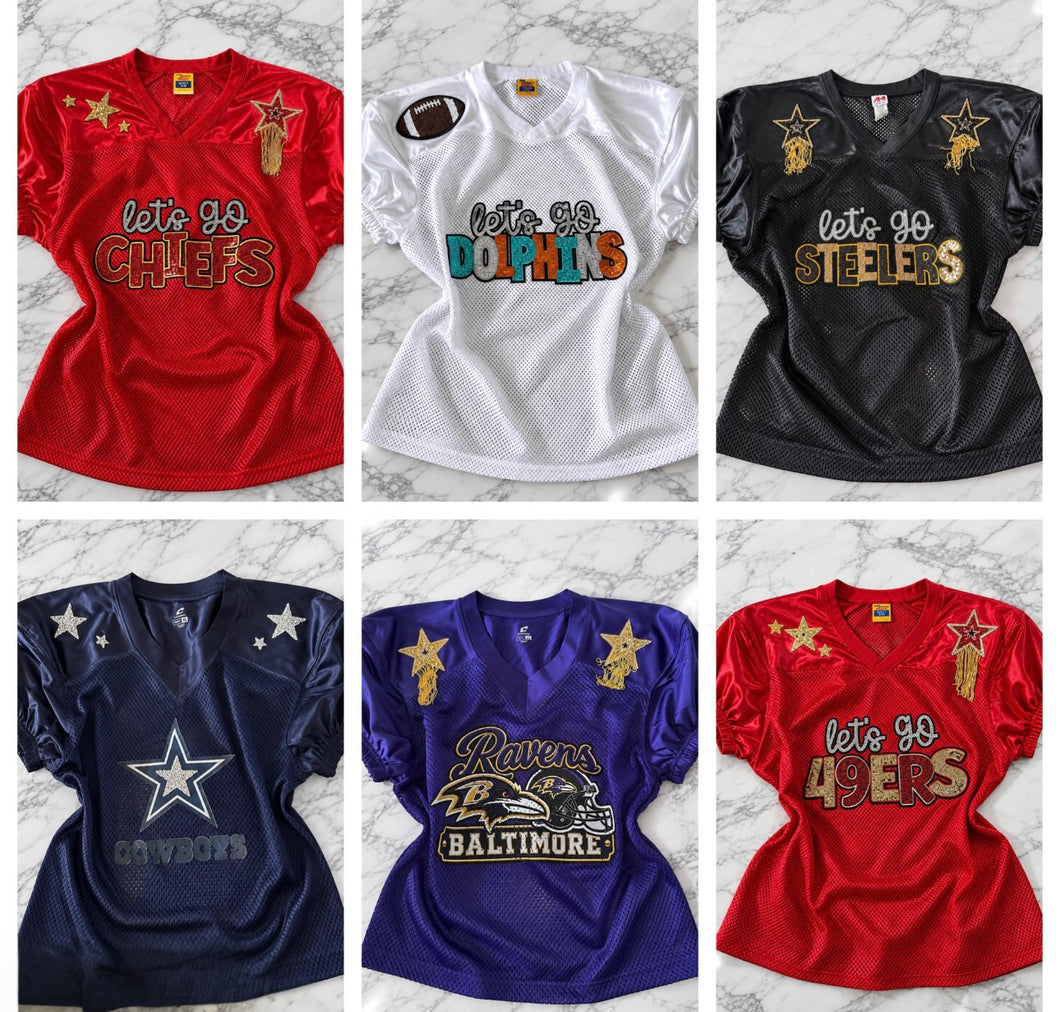 Football team jerseys-ready to ship