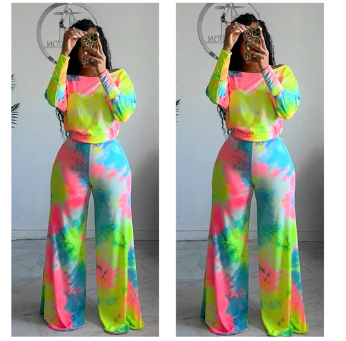 Rainbow off the shoulder top