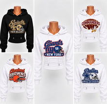 Team lace up hoodies  -made to order ( football )