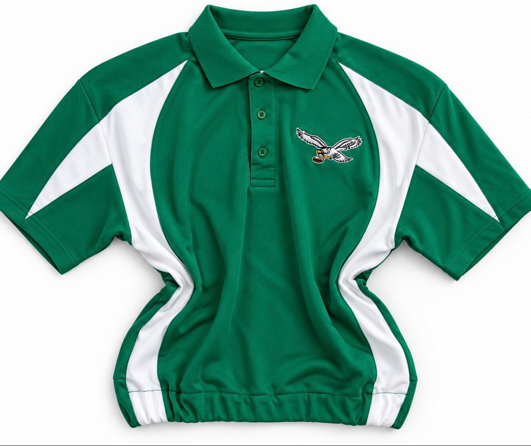 Eagles polo cropped shirt (ready to ship) football