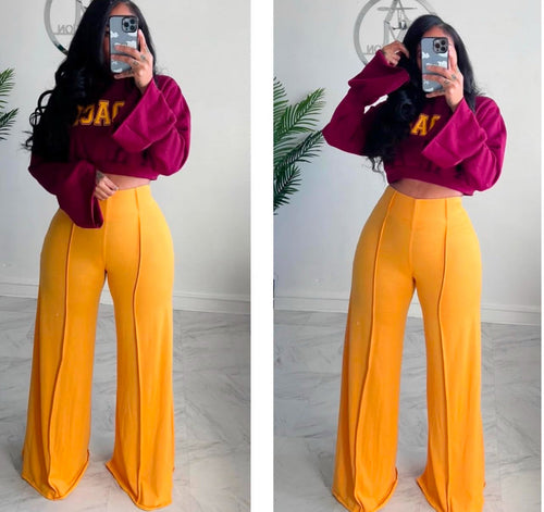 Coach bell sleeve cropped hoodie