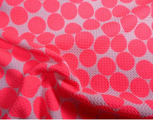 Hot pink and white polka dot petal bottom pants and HB