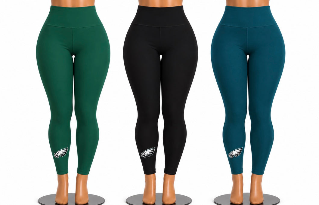 Eagles high waist leggings-ankle logo -ready to ship