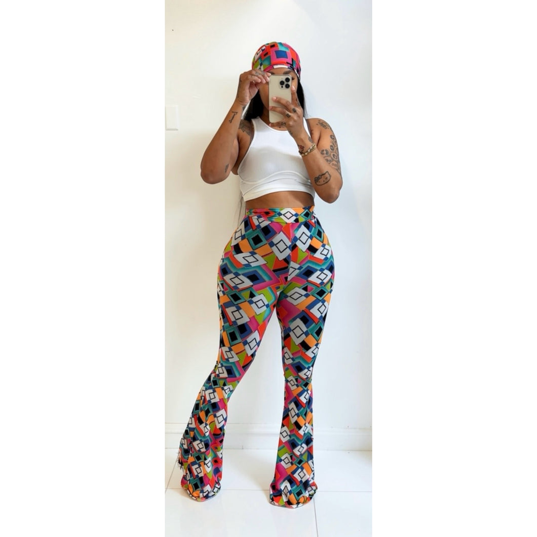 Tetris pants & scarf-ready to ship