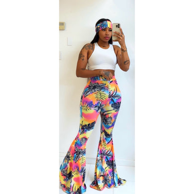 Bright tropical pants &HB• ready to ship