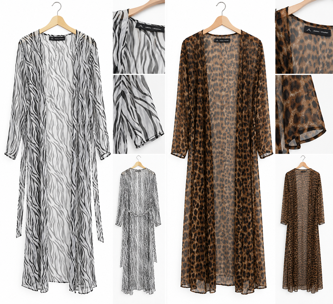 Animal print dusters