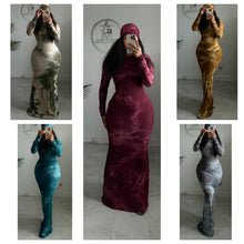 Ready to ship Splash maxi dresses & beanie