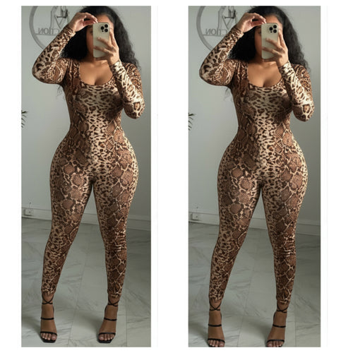 Snake skin body suit
