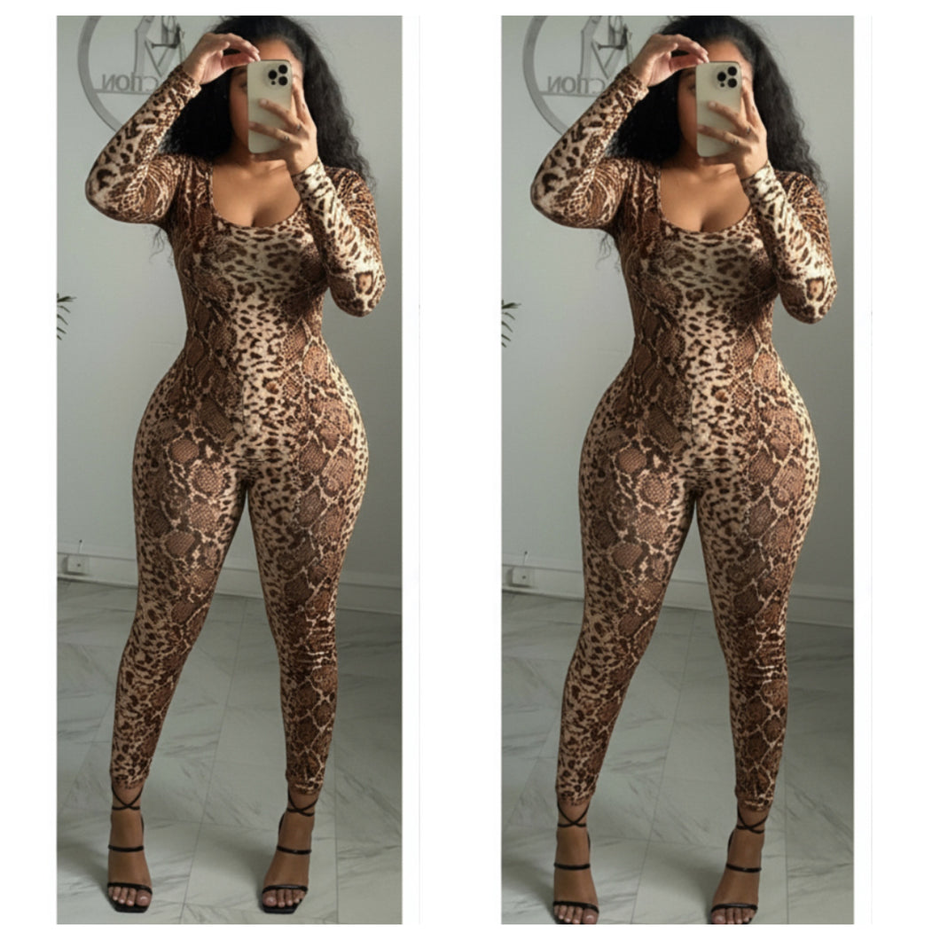 Snake skin body suit