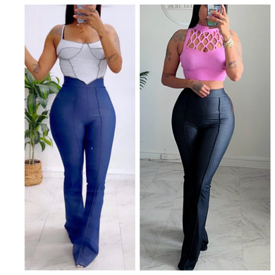 Not your average denim flares