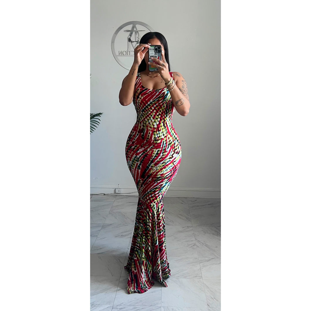 Lissy petal bottom dress