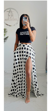 Polka dot 2 pocket skirt