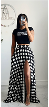 Polka dot 2 pocket skirt