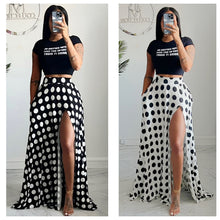 Polka dot 2 pocket skirt