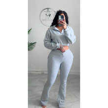 Fly girl half zip sweat suit