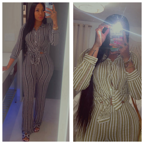 Distressed knitted 2 pc set (sample sale)