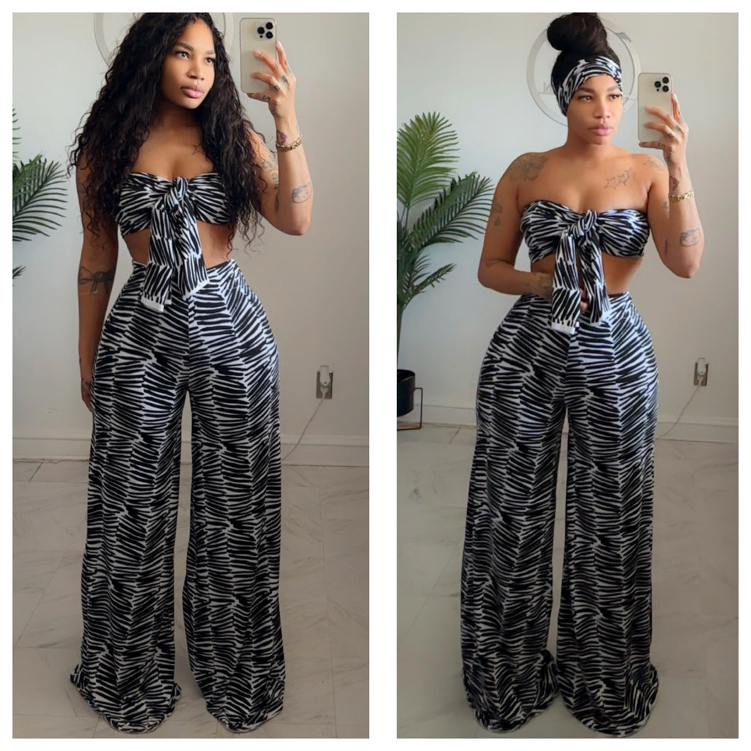 Scribble 3 pc front tie set • Ready to ship