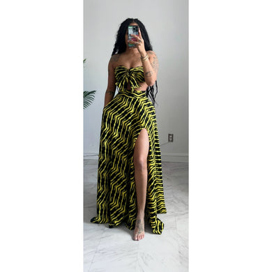 Yellow/black 2 pocket 3 pc set