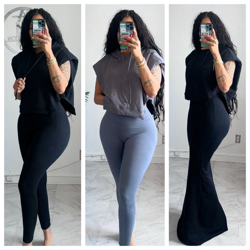 Whitney hooded top