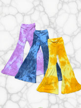 KIDS‼️ 2 for $75‼️Ribbed knit splash wide bell bottoms and head band🩷