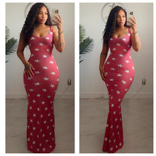 Star maxi dress