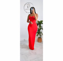 Tomato maxi dress