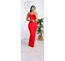 Tomato maxi dress